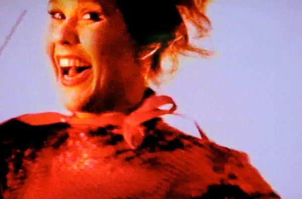 Linda Blair starring in the Supersuckers music video Born With A Tail, directed by Rocky Schenck